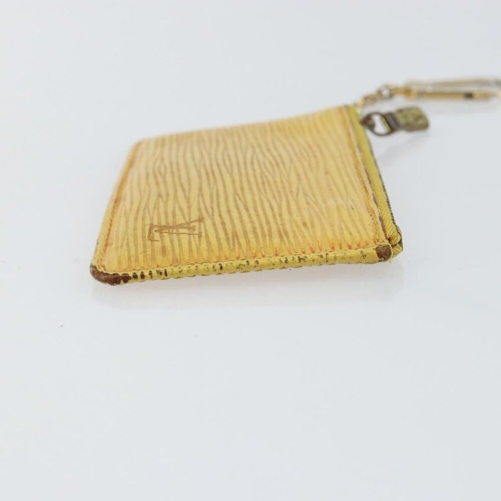 LOUIS VUITTON Epi Pochette Cles Coin Purse Yellow M63809 LV Auth 160898 - Picture 5 of 16
